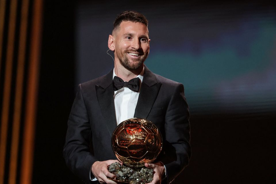 Lionel Messi ‘gives away eighth Ballon d’Or trophy’ as fans say ‘legend is an understatement’