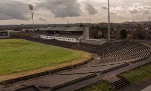 Inside abandoned stadium left overgrown and derelict for decade as it faces race against time to be ready for Euro 2028