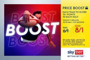 France vs Ireland boost: Check out this 8/1 Six Nations offer from Sky Bet