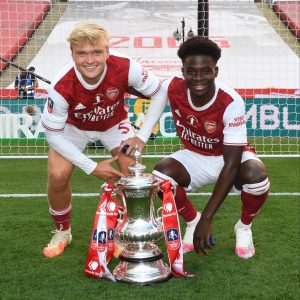 I sat on bench next to Saka at the FA Cup final but Arsenal released me after 15 years… now I’m making my way in EFL