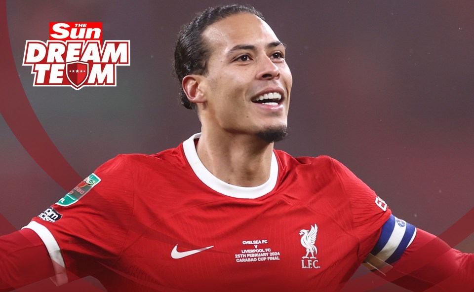 Virgil van Dijk’s Wembley heroics catapult him up Dream Team rankings – no defender has scored more goals this season