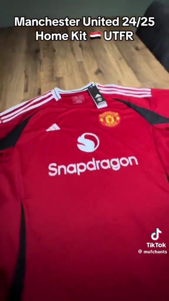 Man Utd’s 202425 home shirt ‘leaked’ as fans praise retro design and