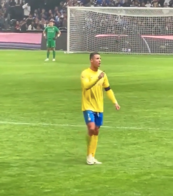 Cristiano Ronaldo launches into defiant five-word message to fans after Lionel Messi chants in Al-Nassr loss