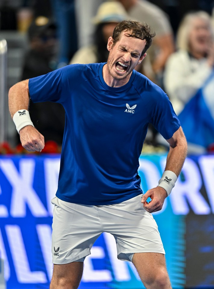 Andy Murray saluted by crowd after emotional celebration as he finally wins his first match of 2024 season