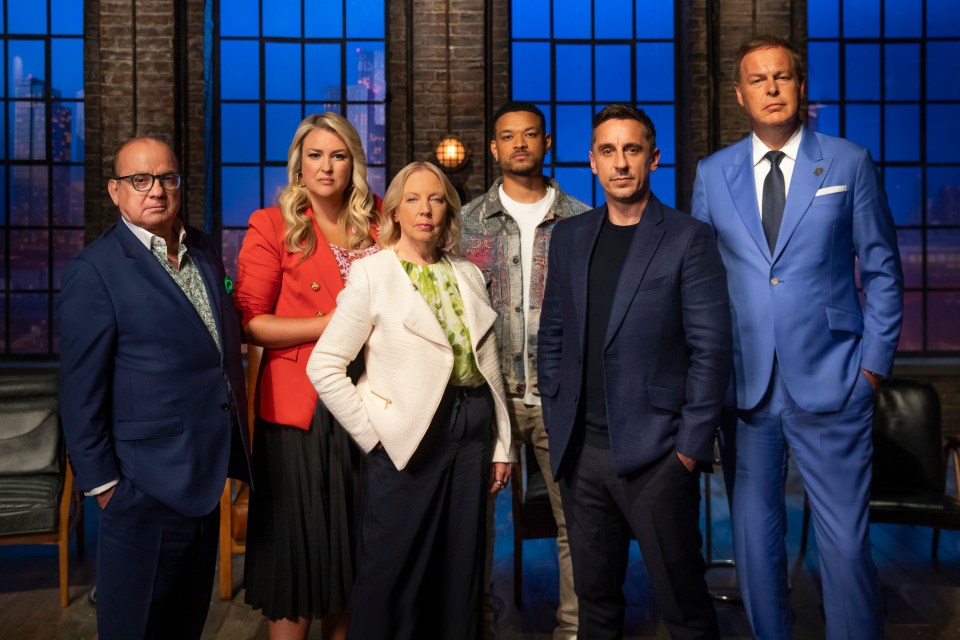 Gary Neville surprises fans as Man Utd legend makes ‘thoughtful and sharp’ Dragon’s Den return