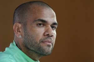 Dani Alves appears in court for ‘nightclub toilet rape’ trial as ex-Barcelona star, 40, faces 12 years in prison