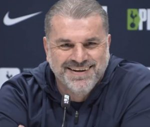 Ange Postecoglou laughs ‘look at you’ after trolling entire press conference with transfer target Spurs missed out on