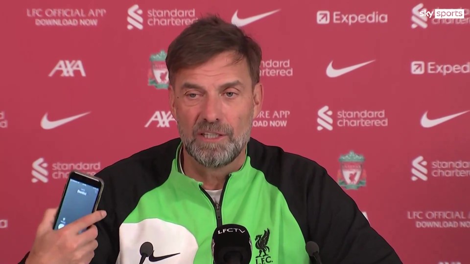 Jurgen Klopp in stitches as press conference interrupted after journalist gets call from DENTIST ahead of Arsenal clash