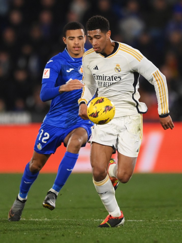 Getafe boss defends Mason Greenwood as a ‘great guy’ after Man Utd loanee’s alleged clash with Jude Bellingham