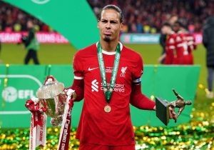 Virgil van Dijk secures his Liverpool ‘legacy moment’ after joining exclusive club with Carabao Cup final performance