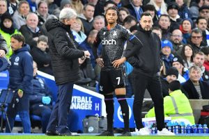 Roy Hodgson blasted for ‘one of worst managerial decisions ever seen’ as Olise limps off after just 11 mins vs Brighton