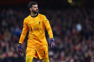 Liverpool suffer another injury blow with Alisson ‘ruled out of Brentford clash due to hamstring problem’