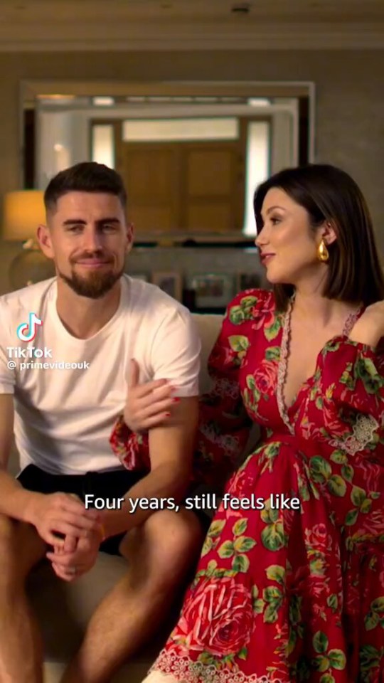 Arsenal star Jorginho looks very awkward after fiancee’s comment about how they met on Married to the Game