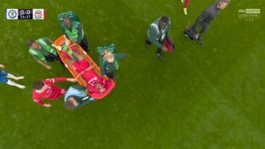 Jurgen Klopp’s injury crisis gets worse as Liverpool star carried off on stretcher in Carabao Cup final