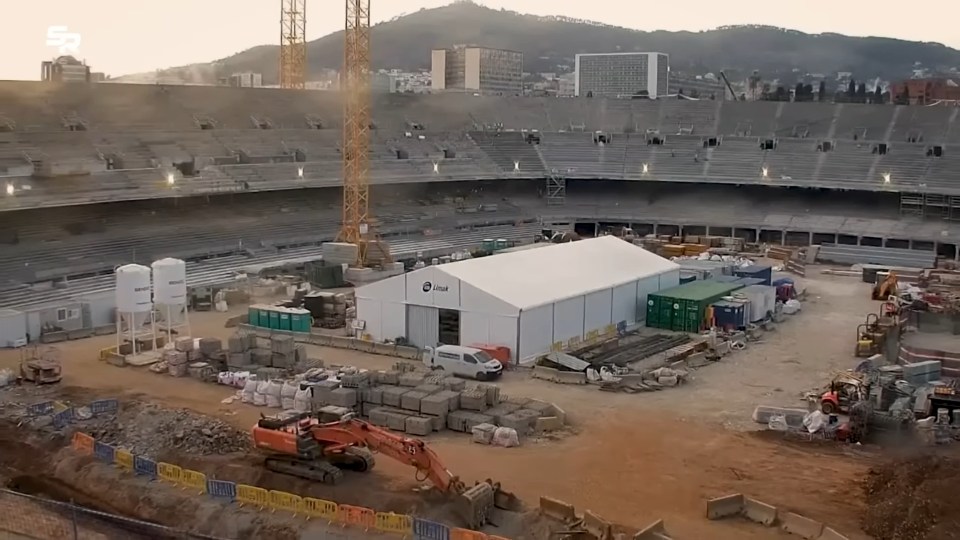 Iconic stadium unrecognisable as it undergoes £1.3BILLION transformation as pics spark fears it won’t be ready on time