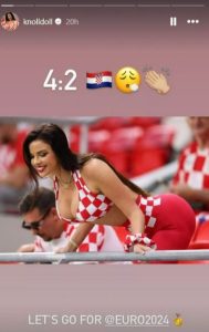 ‘World Cup’s Sexiest Fan’ Ivana Knoll set to steal limelight at Euro 2024 as she hints at appearance with racy snaps