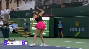 Fuming tennis star screams at crowd to ‘SHUT UP’ after crucial break as fans call her out for ‘massive Karen energy’