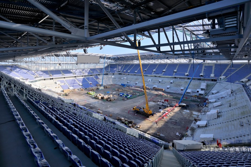 Premier League club’s £500million stadium taking shape as incredible new pictures show progress