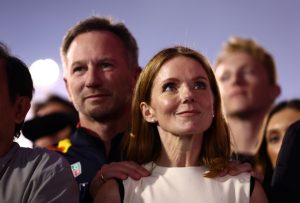 Christian Horner tried to down play sext scandal by telling wife Geri Halliwell that probe was over ‘promotion row’