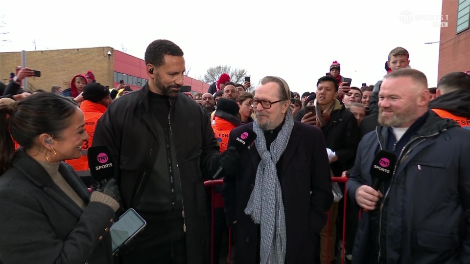 Fans stunned as Hollywood superstar rocks up at Old Trafford to watch Man Utd’s clash with Everton