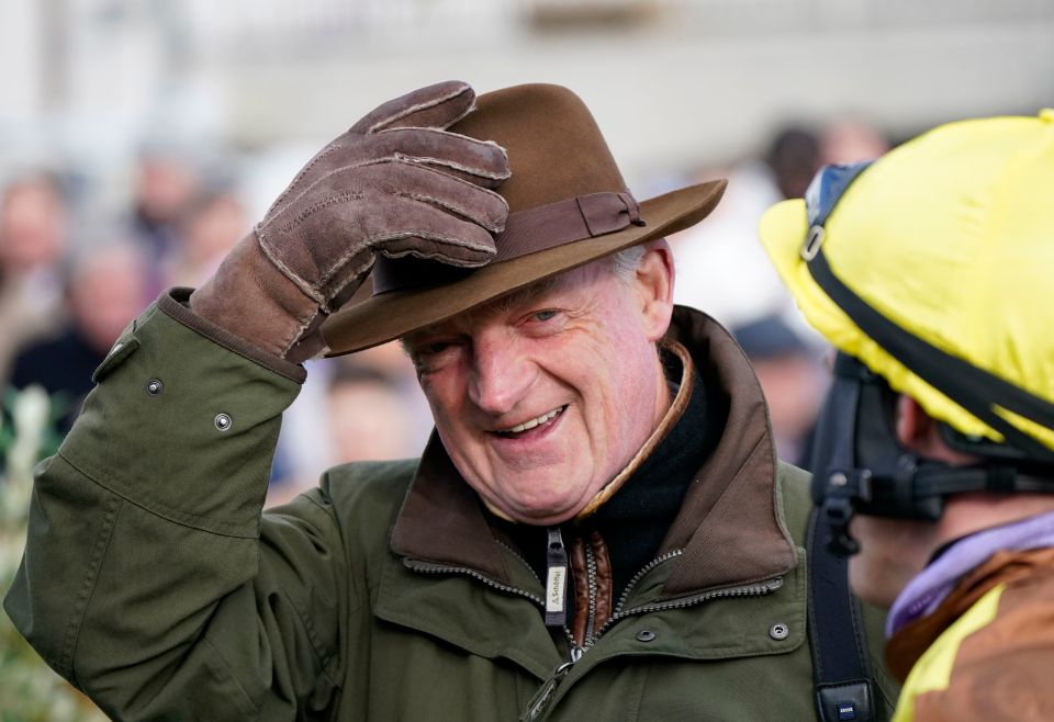 Terrified bookies fear Willie Mullins clean sweep on day one of Cheltenham Festival as they predict a ‘mauling’