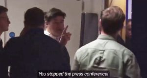 Watch fuming Pochettino shout at journalist as press conference descends into chaos after Chelsea’s win over Everton