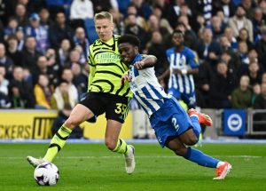 Sky Sports commentator points out Arsenal ‘weakness’ repeatedly targeted by Brighton