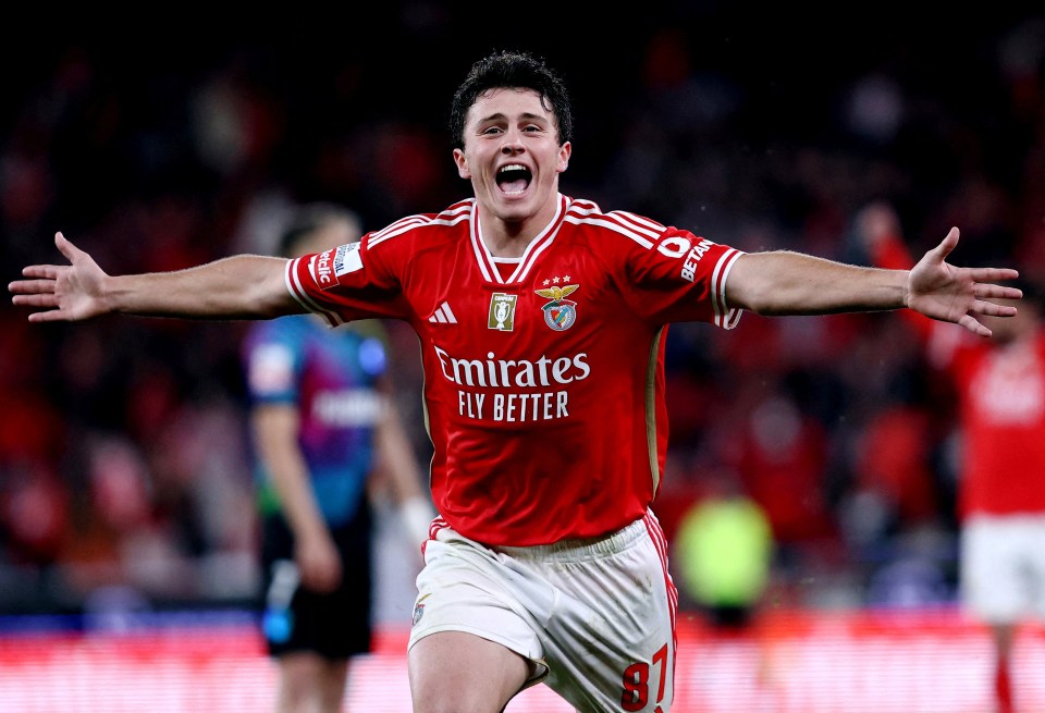 Man Utd and Chelsea face missing out on £103m Benfica midfielder Joao Neves as transfer race hots up