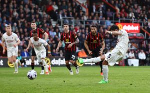 Bournemouth 2 Man Utd 2: Red Devils drop to 7th but fortunate to escape with controversial point as Euro dream dented