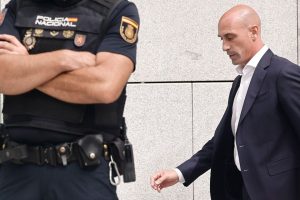 Luis Rubiales detained on arrival at Madrid airport as former Spanish FA chief is transferred to police headquarters