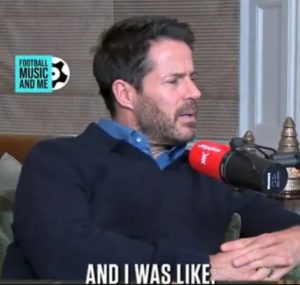 Jamie Redknapp reveals Robbie Williams came on Liverpool team bus to a match after ‘hiding’ at Sky Sports pundit’s house
