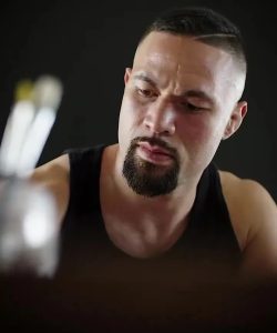 Joseph Parker calls out Anthony Joshua for rematch with bizarre video that sees him paint and sing along to Ed Sheeran