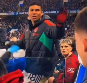 Casemiro becomes fan favourite at CHELSEA as video of Man Utd star being ‘thoroughly nice’ to Blues supporters emerges