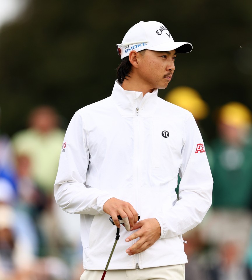 Flu-stricken golf star set to play in Masters with a BROKEN FINGER after suffering freak gym injury