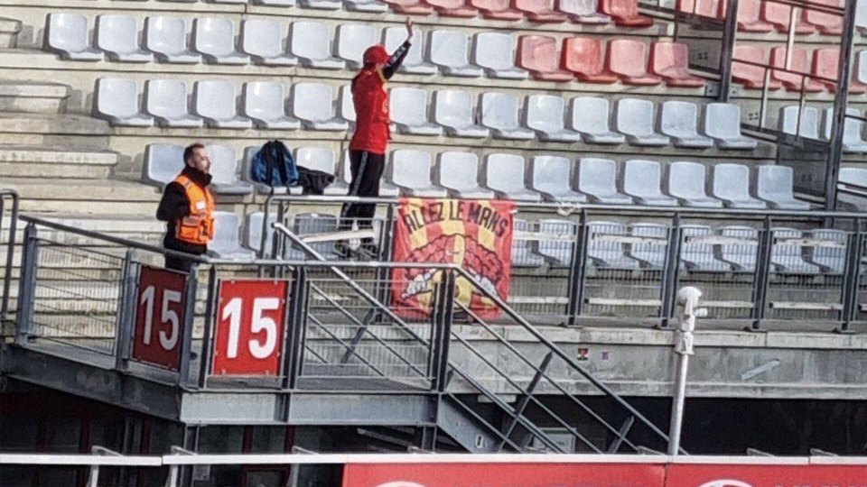 Just ONE lonely away fan takes on 598-mile round trip to watch third-tier side and is treated to win in 9-goal thriller