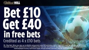 Wolves vs Arsenal: Get £40 in free bets and bonuses with William Hill