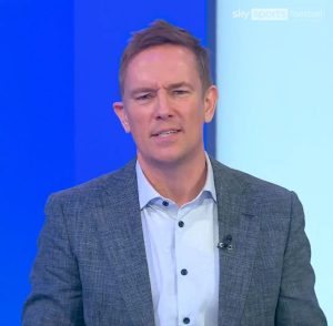 Sky Sports Soccer Saturday host forced to resist ‘doing a Jeff Stelling’ on live TV after goal in huge derby clash