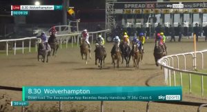 Chaos at Wolverhampton races as ‘one in a million’ incident sees nine of 11 runners withdrawn from race