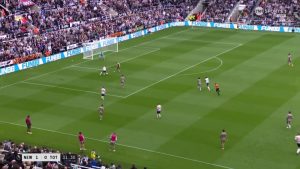 ‘Save replays for later!’, moan frustrated fans as TNT Sports camera nearly misses Newcastle’s second goal vs Tottenham