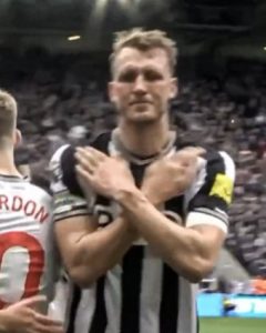 Dan Burn sends incredible message to deaf fans DURING goal celebration as Newcastle ace labelled ‘more than a player’