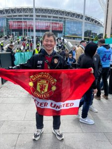 Man Utd fan cycles all the way from MONGOLIA to watch FA Cup semi-final as supporters ask ‘can he play centre-half’