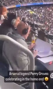 Arsenal icon told ‘you’re live on the radio.. you shouldn’t be doing that’ by fuming Tottenham fan in North London derby