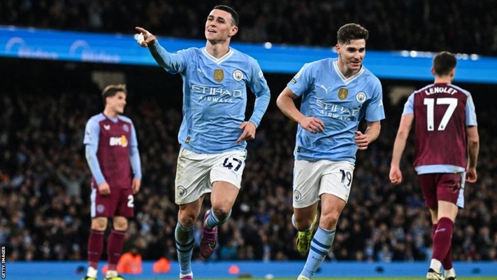 Man City crush Villa to mount title pressure on Arsenal, Liverpool