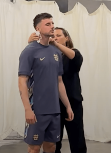 Man Utd star Mason Mount spotted modelling England’s Euro 2024 kit… despite not playing in two years