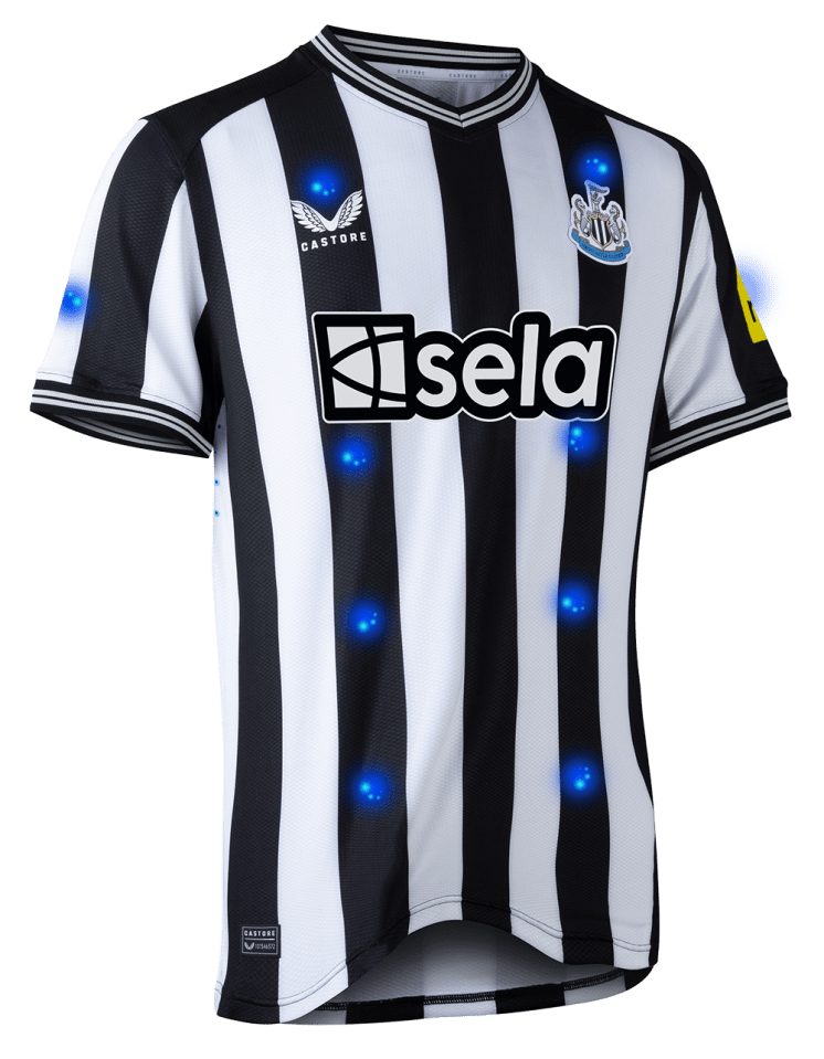 Newcastle sponsor Sela introduce never-before-seen shirt that lets deaf fans experience atmosphere for first time