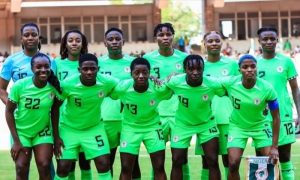 Ajibade rallies Nigerians ahead of Super Falcons clash against Banyana