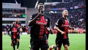 Boniface inspires Bayer Leverkusen to first Bundesliga title in 120 years