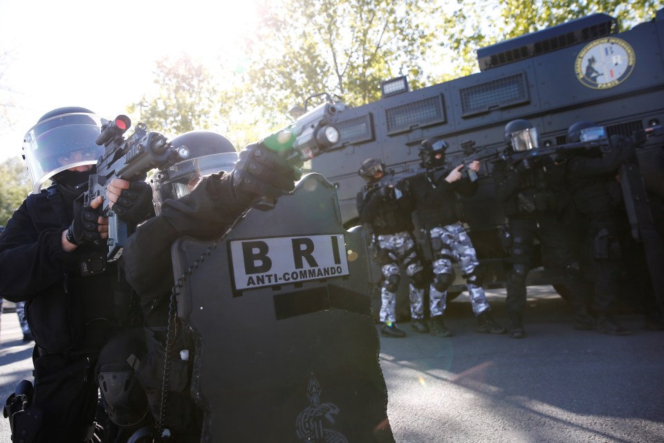 Top anti-terror unit packing shotguns & battering rams deployed to PSG v Barcelona Champions League QF after ISIS threat