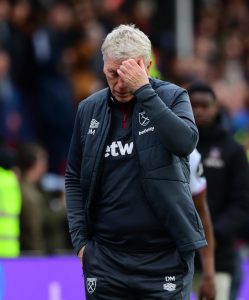 Under-fire West Ham boss David Moyes admits he is ’embarrassed’ by his players after Crystal Palace thumping