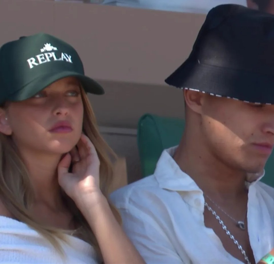 Lando Norris spotted with Portugese supermodel who dated former Chelsea striker at Monte Carlo Masters final